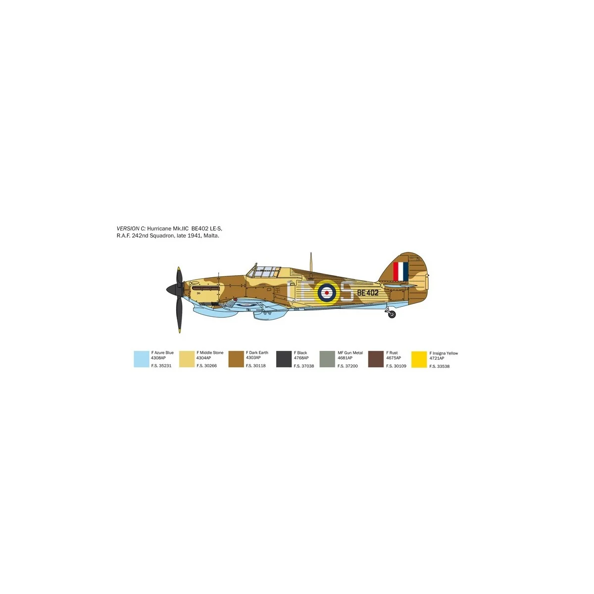 Hurricane Mk. IIC 1/48 Italeri aircraft Italeri I2828 - 4