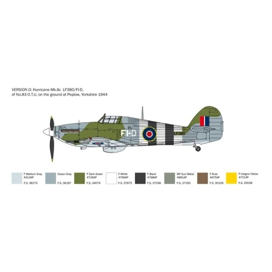 I2828-Avion Hurricane Mk. IIC 1/48 Italeri - I2828