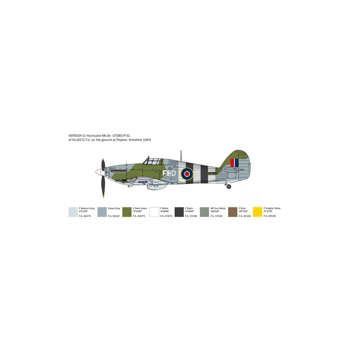Hurricane Mk. IIC 1/48 Italeri aircraft Italeri I2828 - 4