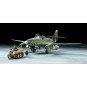 25215-Avion Messerschmitt Me262A-2a et Ketten 1/48 Tamiya