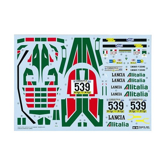 Lancia Stratos Turbo 1/24 Tamiya Tamiya 25210 - 4 25210-Lancia Stratos Turbo 1/24 Tamiya - 25210