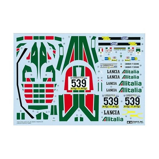 Lancia Stratos Turbo 1/24 Tamiya Tamiya 25210 - 4 25210-Lancia Stratos Turbo 1/24 Tamiya - 25210