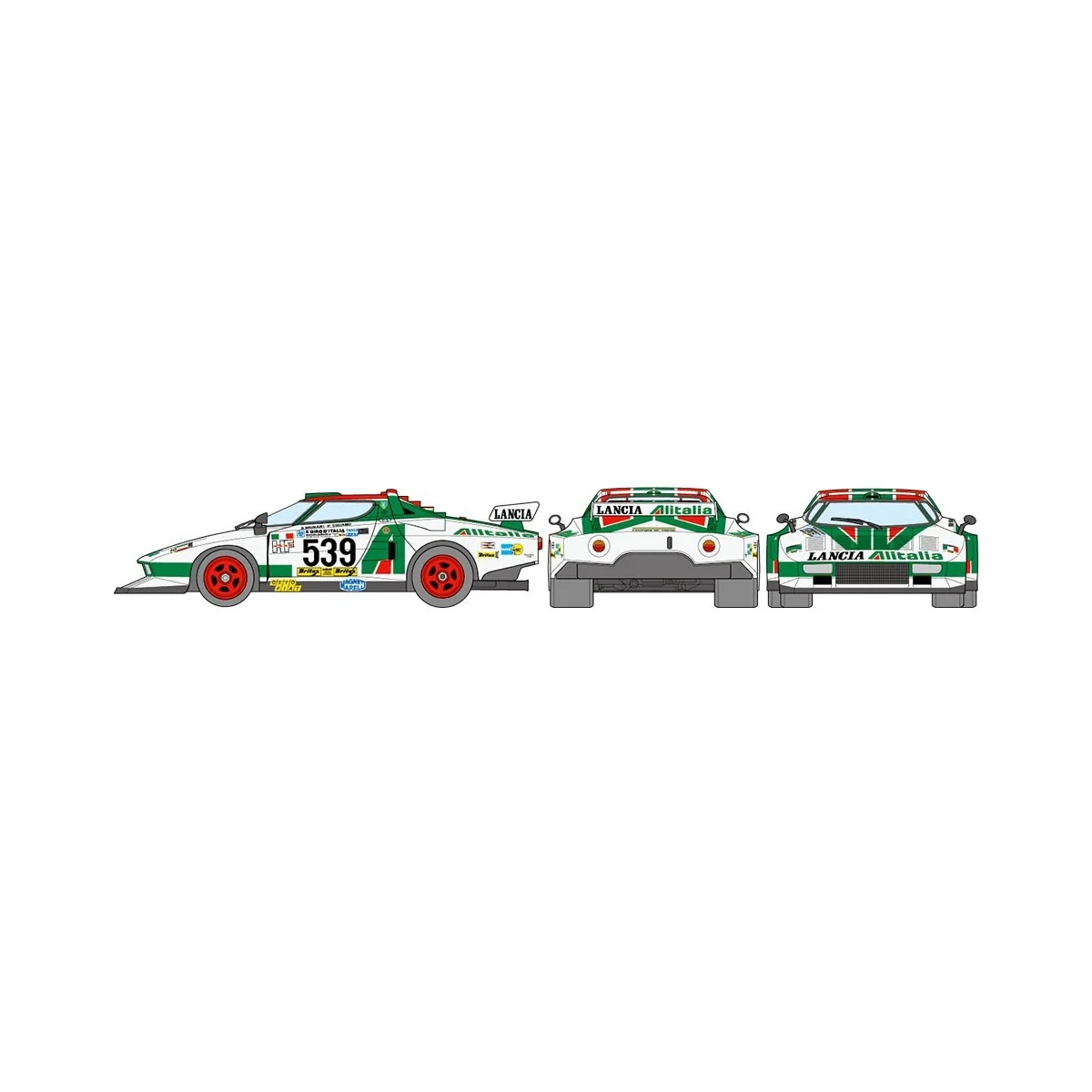 Lancia Stratos Turbo 1/24 Tamiya Tamiya 25210 - 5 Lancia Stratos Turbo 1/24 Tamiya Tamiya 25210 - 5