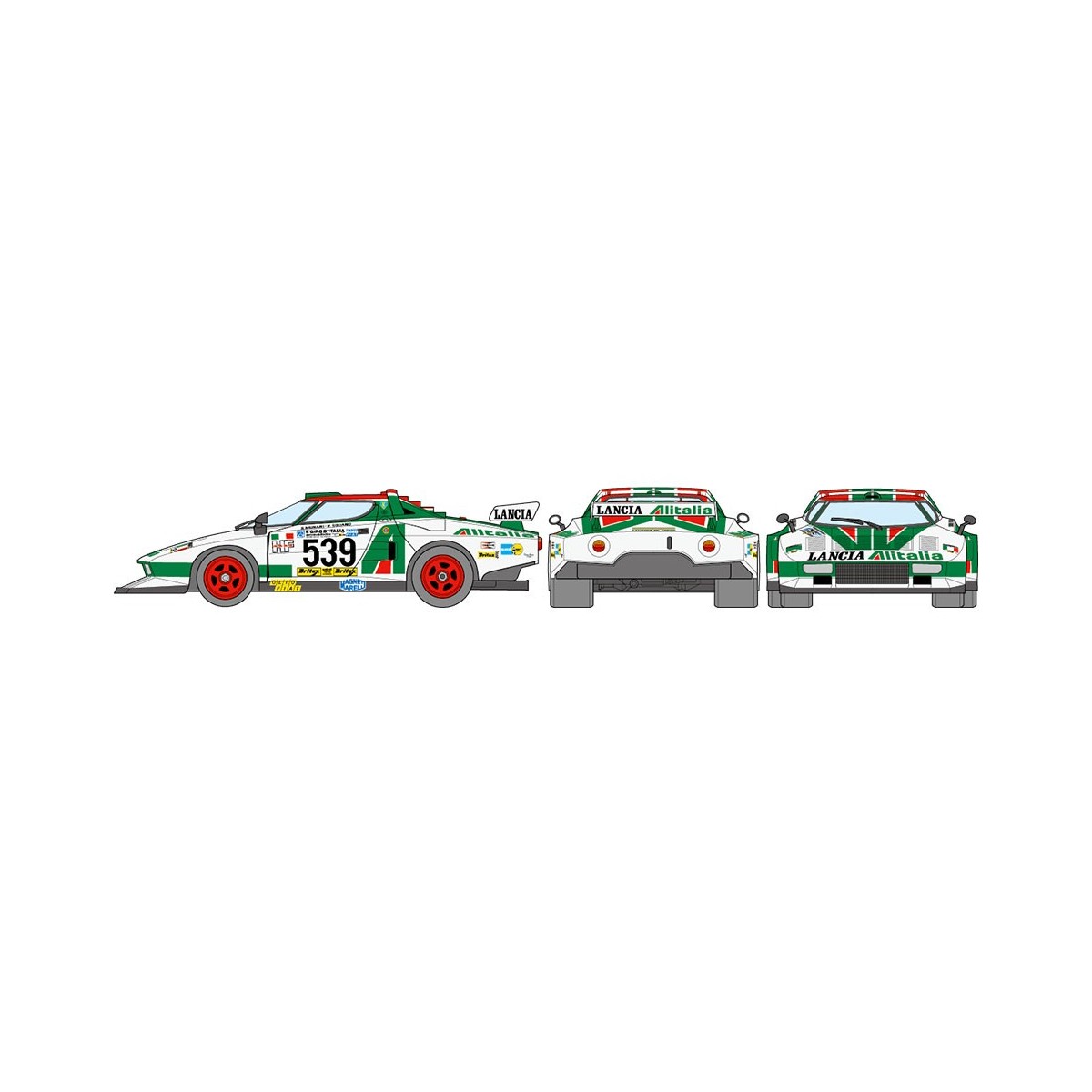 Lancia Stratos Turbo 1/24 Tamiya Tamiya 25210 - 5 Lancia Stratos Turbo 1/24 Tamiya Tamiya 25210 - 5