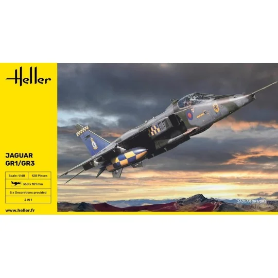 Jaguar GR1/GR3 1/48 Heller Heller HEL-80427 - 2 HEL-80427-Jaguar GR1/GR3 1/48 Heller - HEL-80427