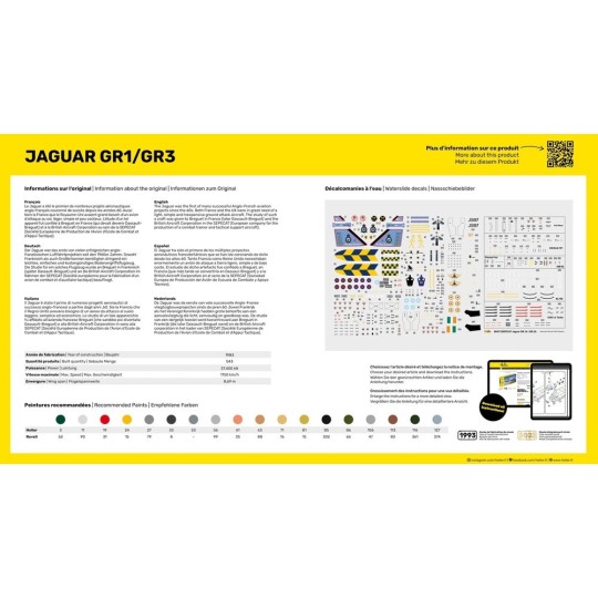 HEL-80427-Jaguar GR1/GR3 1/48 Heller
