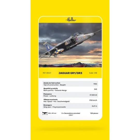 HEL-80427-Jaguar GR1/GR3 1/48 Heller - HEL-80427
