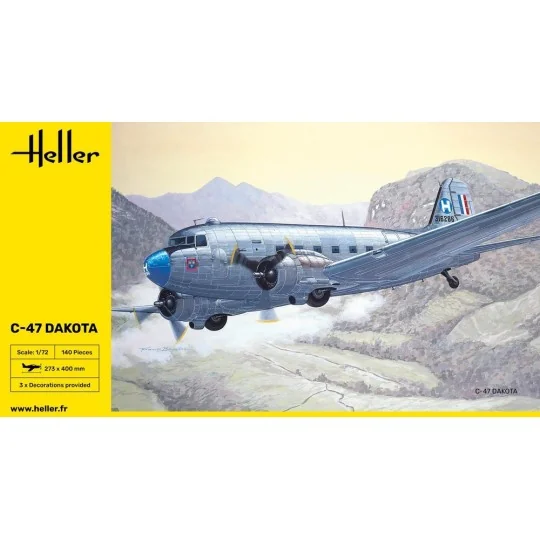 HEL-30372-Douglas C-47 Dakota 1/72 Heller - HEL-30372