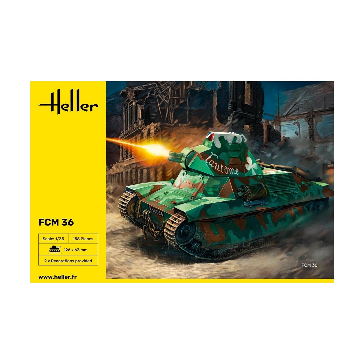 FCM 36 1/35 Heller Tank Heller HEL-30322 - 2