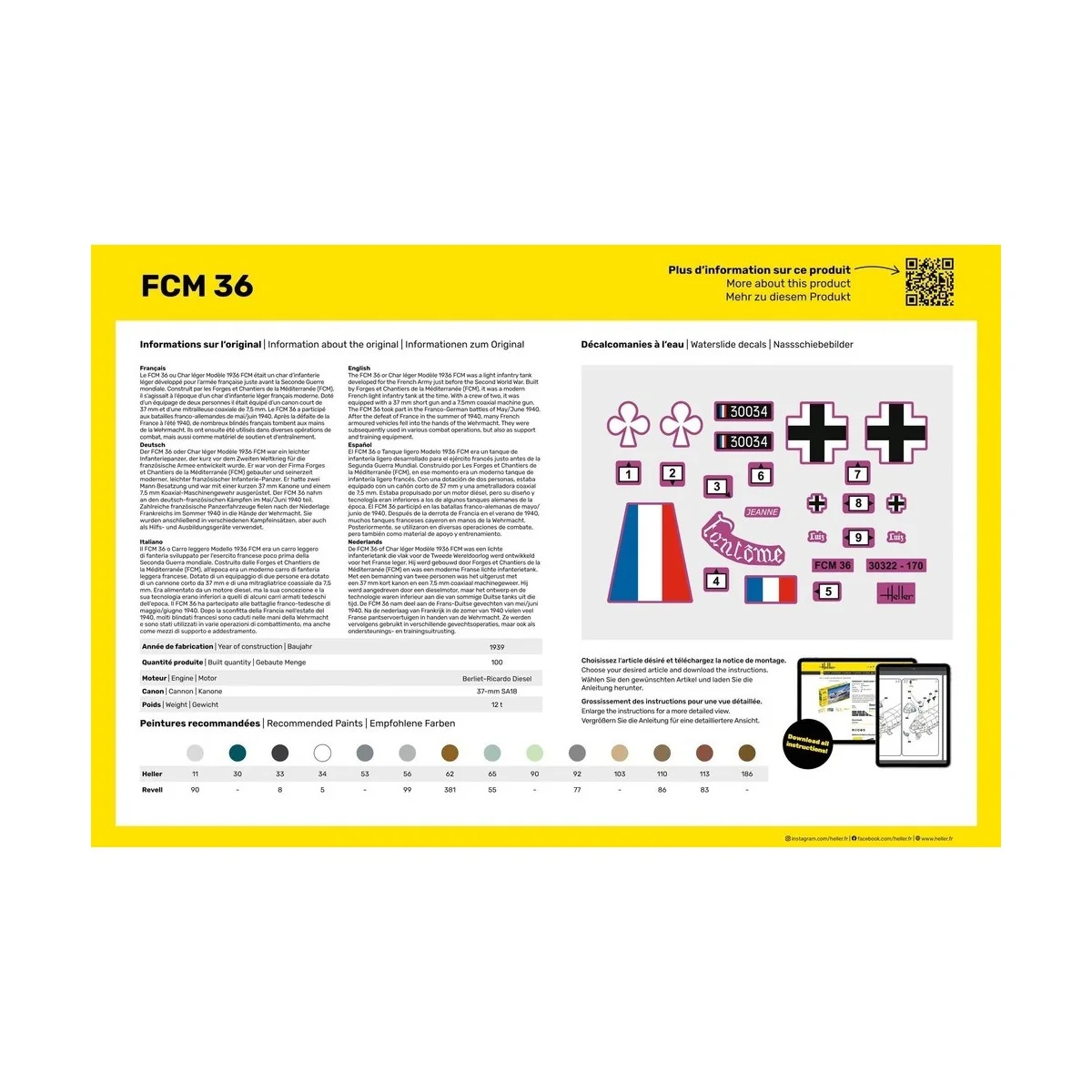 Char FCM 36 1/35 Heller Heller HEL-30322 - 2
