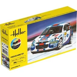 Ford FOCUS WRC 2001 1/43 Heller + colle et peintures Heller HEL-56196 - 1