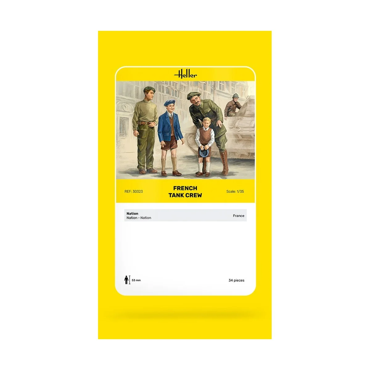 French Tank Crew 1/35 Heller Heller HEL-30323 - 4