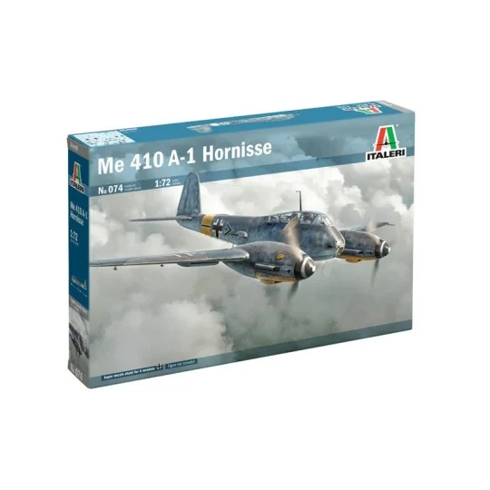 I074-Avion Messerschmitt Me410A-1 Hornisse 1/72 Italeri