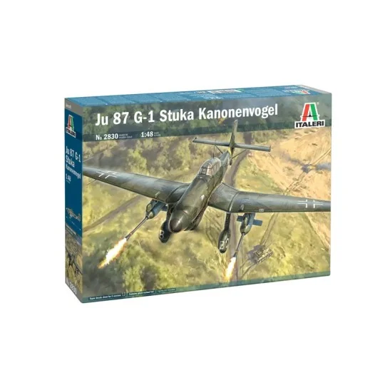 I2830-Junkers Ju87G-1 Kanonenvogel 1/48 Italeri aircraft - I2830