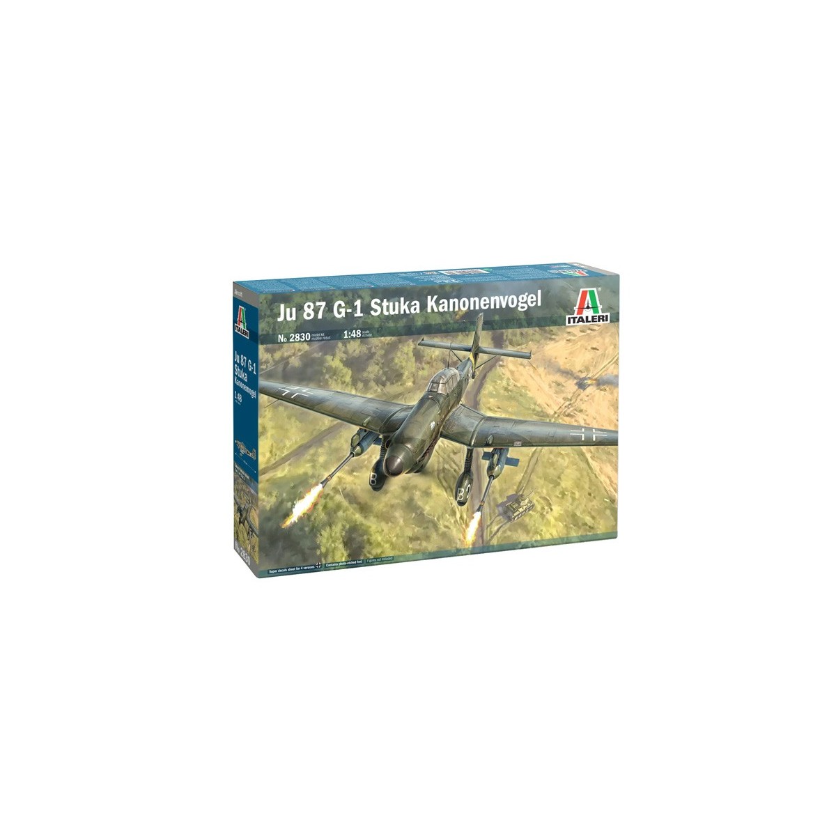 Junkers Ju87G-1 Kanonenvogel 1/48 Italeri aircraft Italeri I2830 - 3 Junkers Ju87G-1 Kanonenvogel 1/48 Italeri aircraft Italeri I2830 - 3