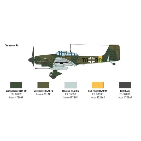 I2830-Junkers Ju87G-1 Kanonenvogel 1/48 Italeri aircraft - I2830