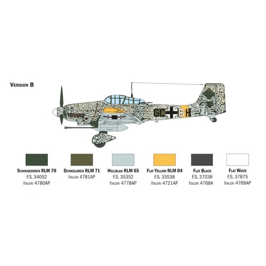 I2830-Junkers Ju87G-1 Kanonenvogel 1/48 Italeri aircraft