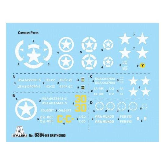 I6364-Véhicule M8 Greyhound 1/35 Italeri