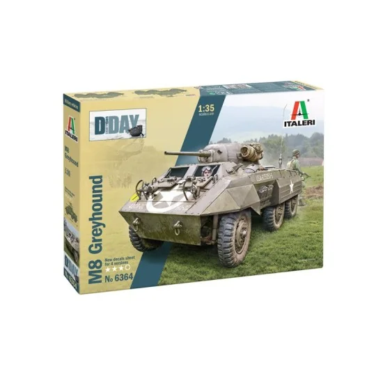 Véhicule M8 Greyhound 1/35 Italeri Italeri I6364 - 2 I6364-Véhicule M8 Greyhound 1/35 Italeri - I6364