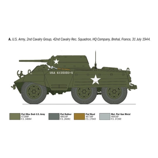 I6364-M8 Greyhound 1/35 Italeri Vehicle - I6364