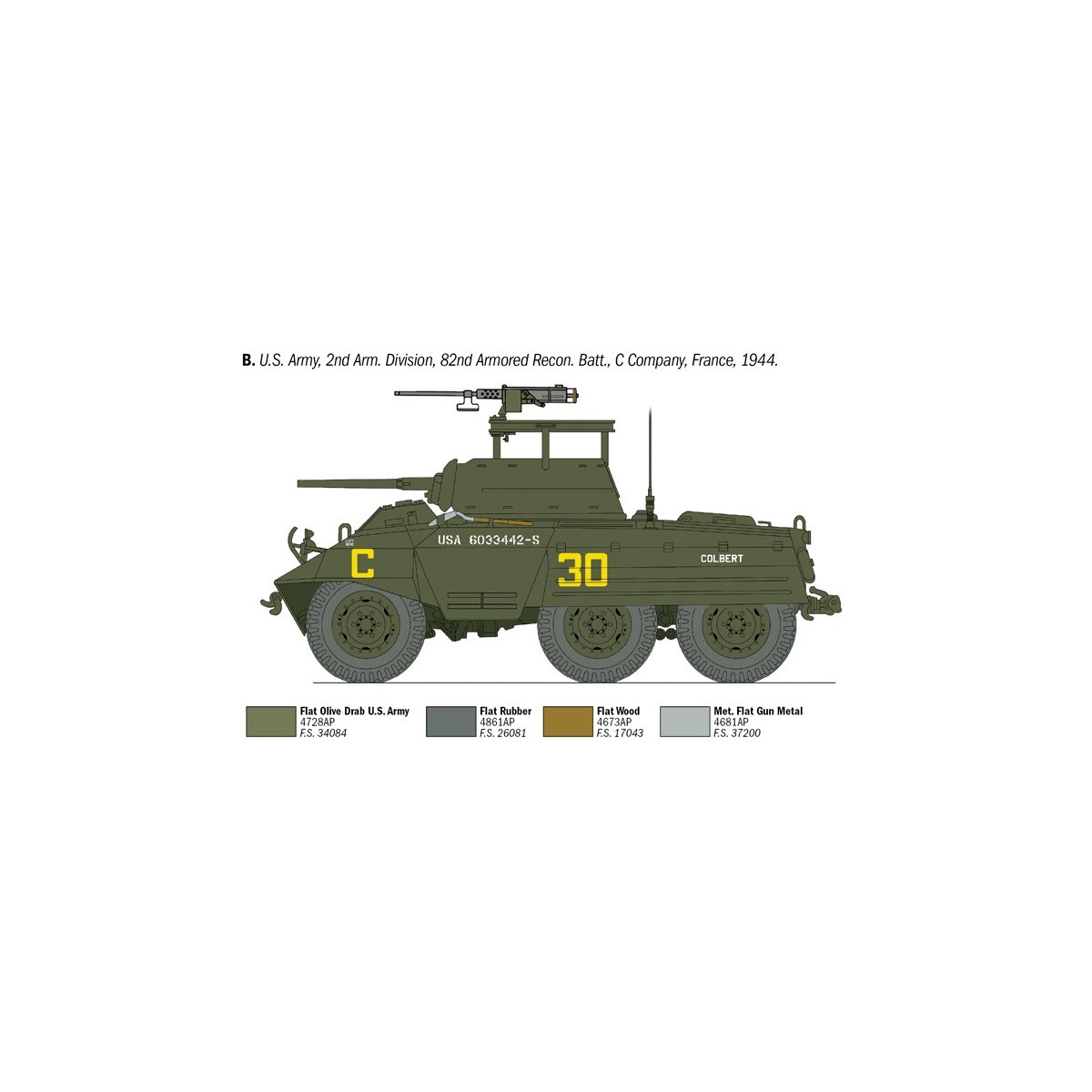 M8 Greyhound 1/35 Italeri Vehicle Italeri I6364 - 4