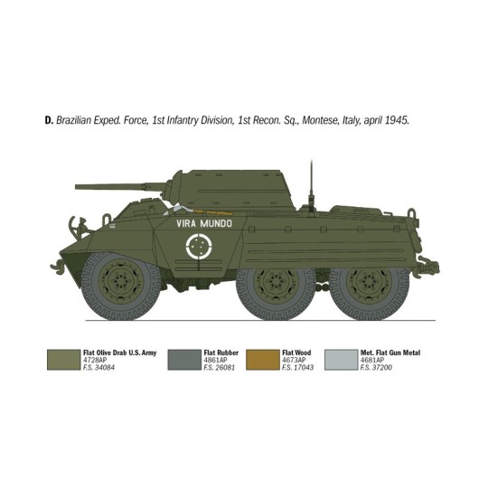 I6364-M8 Greyhound 1/35 Italeri Vehicle - I6364