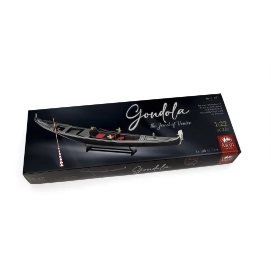 Venetian Gondola Boat 1/22 Wooden Boat Amati Amati 571 - 2 571-Venetian Gondola Boat 1/22 Wooden Boat Amati - 571