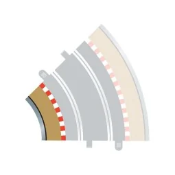 Inner Edges Curve R2 45° (x4) 1/32 Scalextric Circuit Scalextric C8225 - 1
