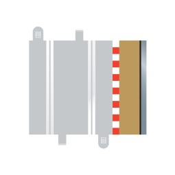 Half Straight Edges 175mm (x4) 1/32 Scalextric Circuit Scalextric C8223 - 1