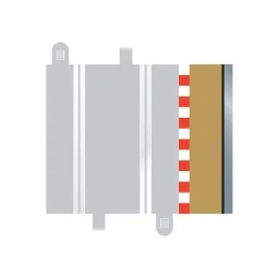 Half Straight Edges 175mm (x4) 1/32 Scalextric Circuit Scalextric C8223 - 1