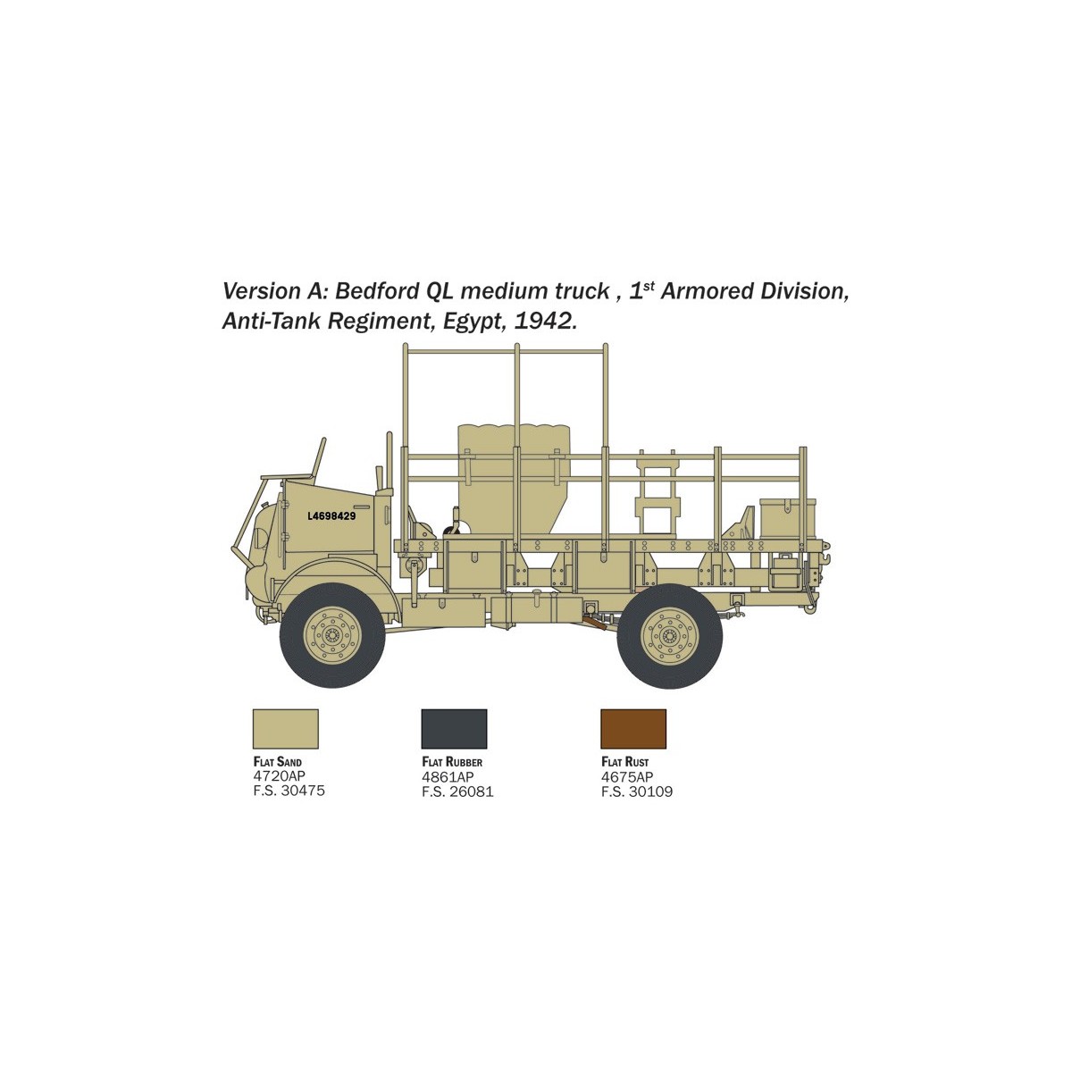 Bedford QL 1/35 Italeri Italeri I241 - 3 Bedford QL 1/35 Italeri Italeri I241 - 3