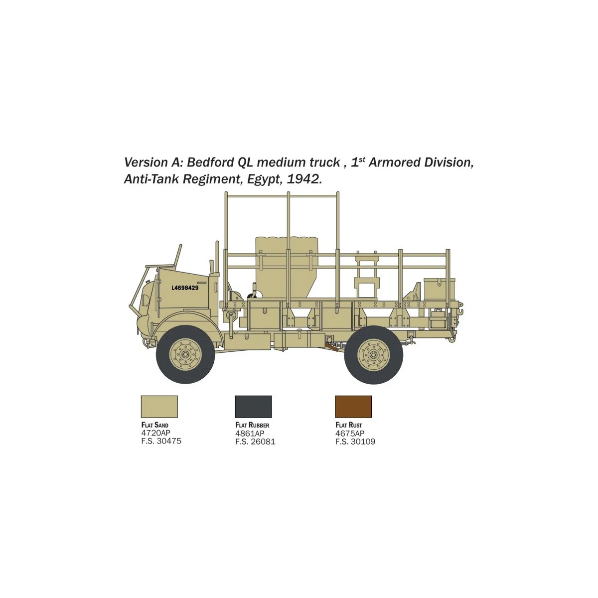 Bedford QL 1/35 Italeri Italeri I241 - 3 Bedford QL 1/35 Italeri Italeri I241 - 3