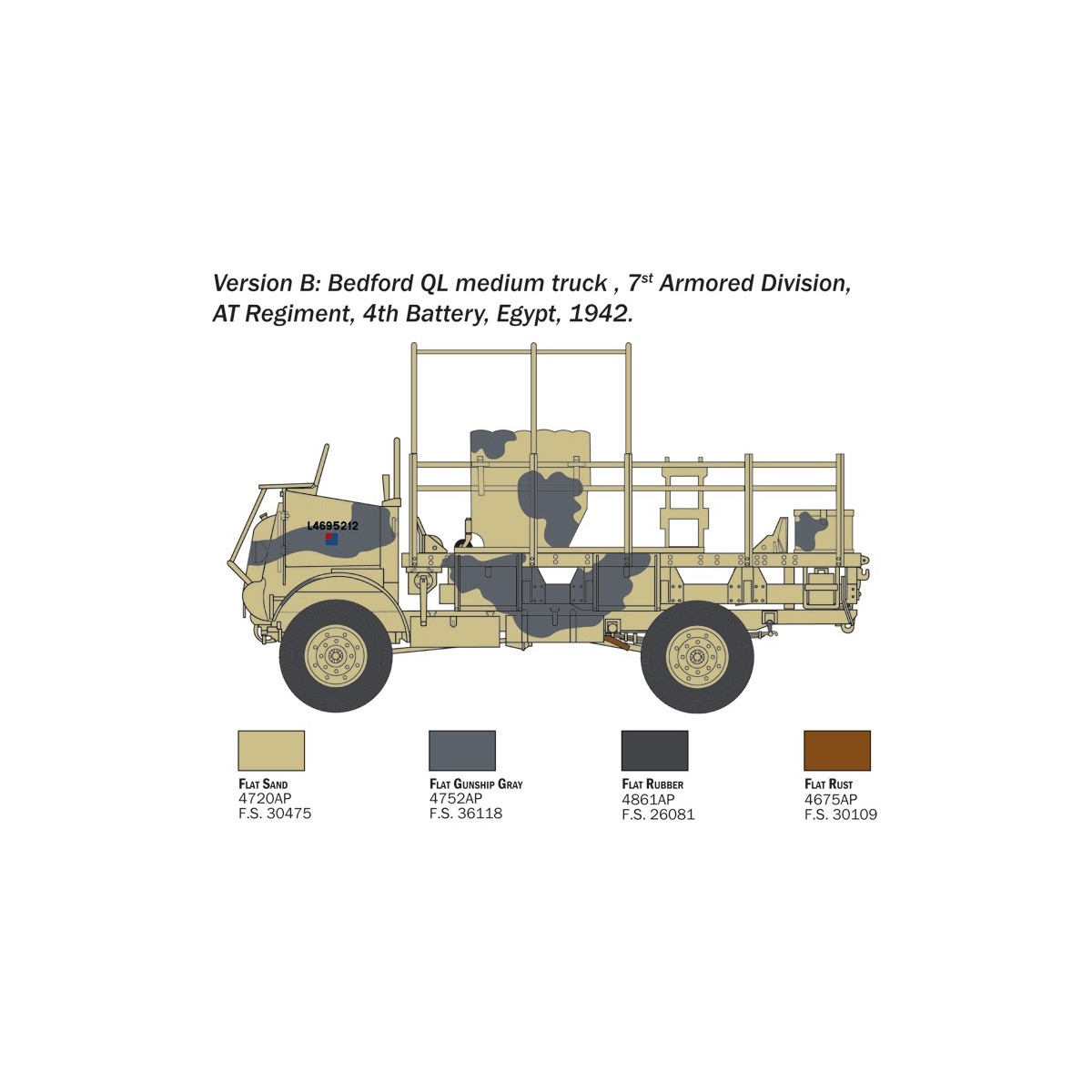Bedford QL 1/35 Italeri Italeri I241 - 4 Bedford QL 1/35 Italeri Italeri I241 - 4