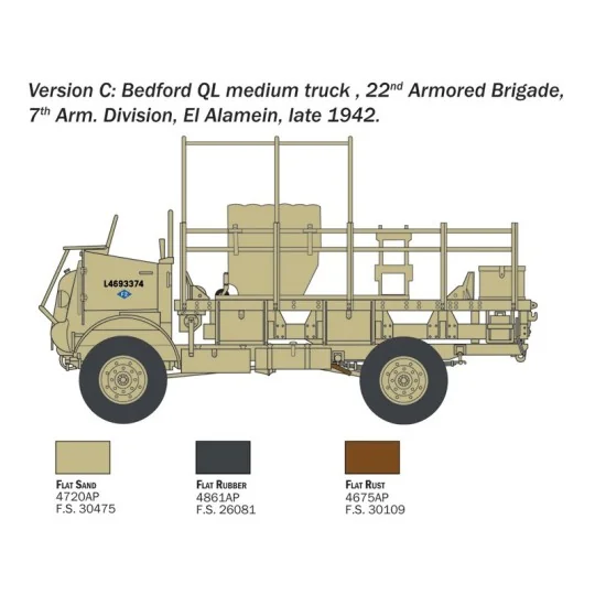 Bedford QL 1/35 Italeri Italeri I241 - 5 I241-Bedford QL 1/35 Italeri - I241
