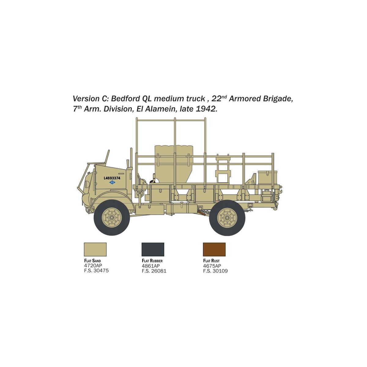 Bedford QL 1/35 Italeri Italeri I241 - 5 Bedford QL 1/35 Italeri Italeri I241 - 5