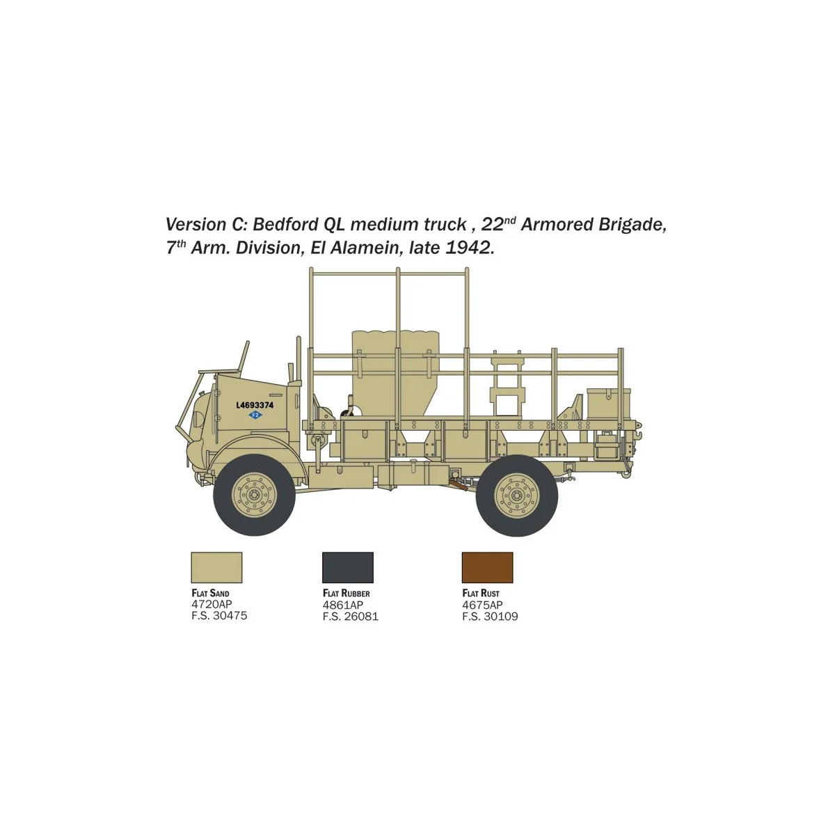Bedford QL 1/35 Italeri Italeri I241 - 5 Bedford QL 1/35 Italeri Italeri I241 - 5