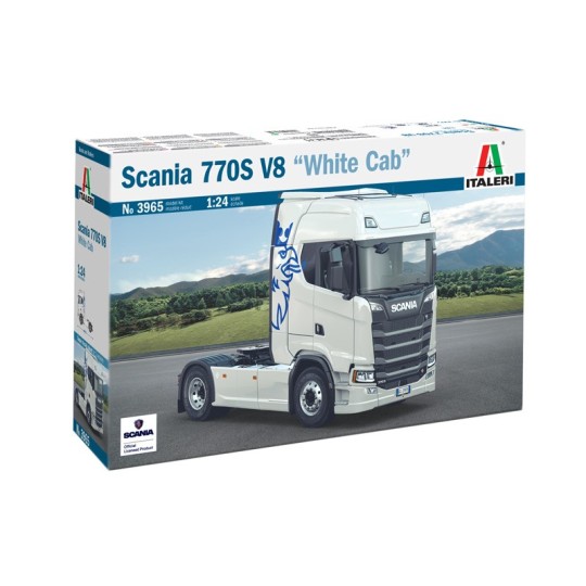 I3965-Camion Scania 770S V8 White Cab 1/24 Italeri