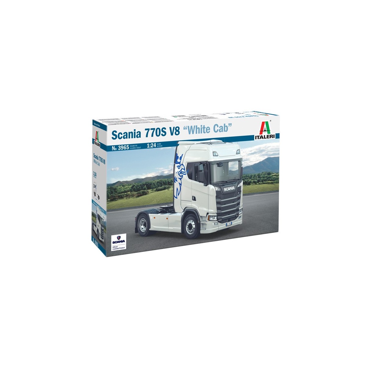 Scania 770S V8 White Cab 1/24 Italeri Truck Italeri I3965 - 2