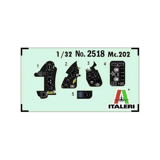 I2518-MC-202 Folgore 1/32 Italeri aircraft