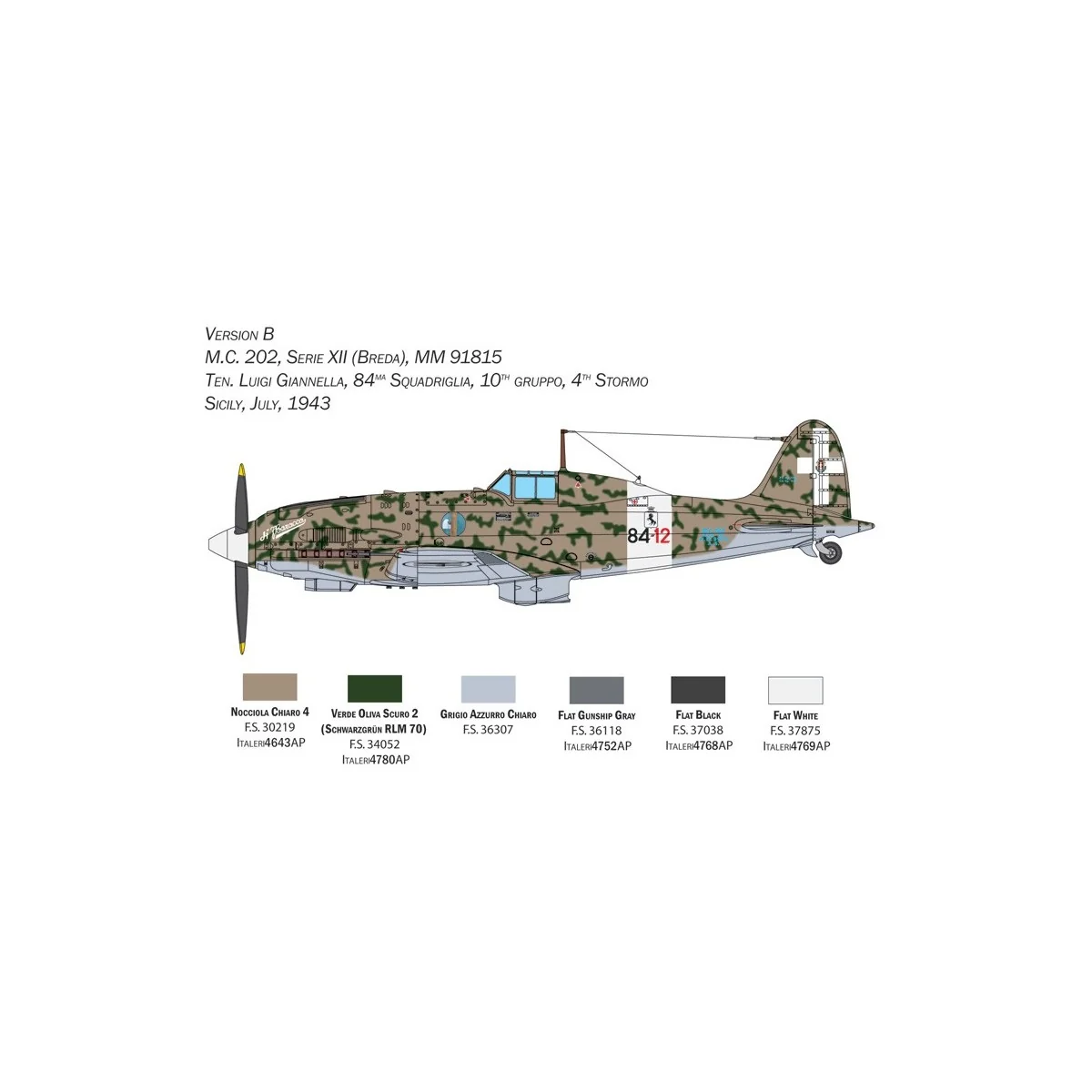 MC-202 Folgore 1/32 Italeri aircraft Italeri I2518 - 10