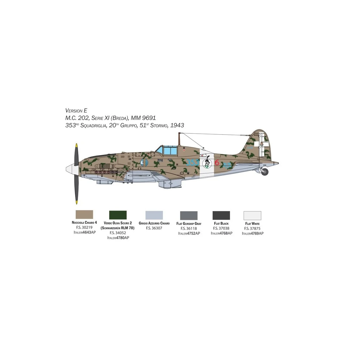 MC-202 Folgore 1/32 Italeri aircraft Italeri I2518 - 11