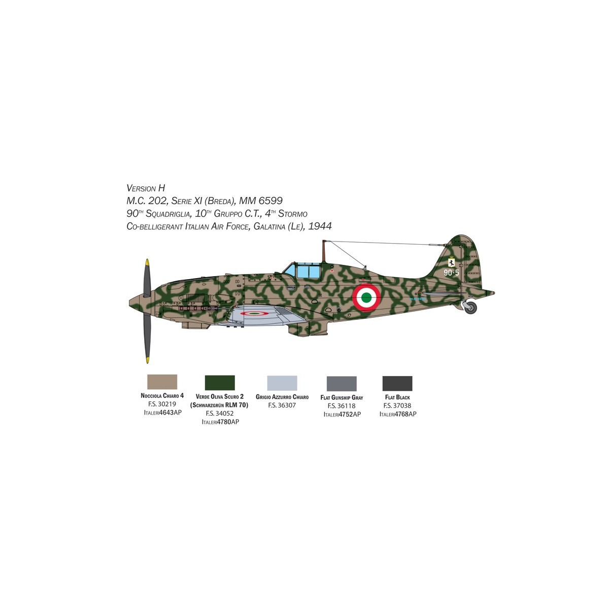 MC-202 Folgore 1/32 Italeri aircraft Italeri I2518 - 14