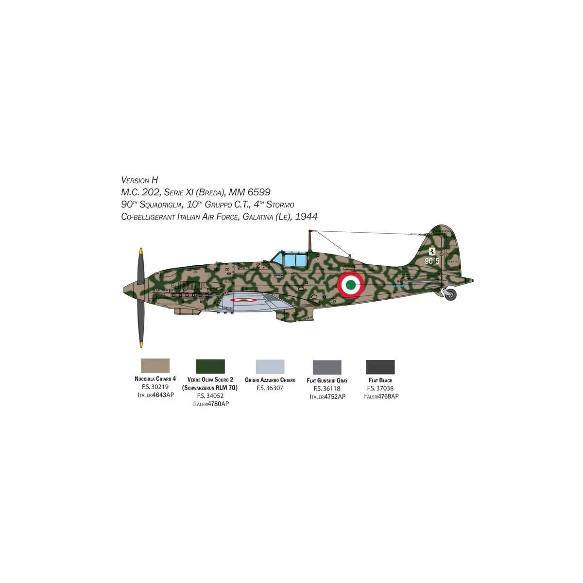 MC-202 Folgore 1/32 Italeri aircraft Italeri I2518 - 14