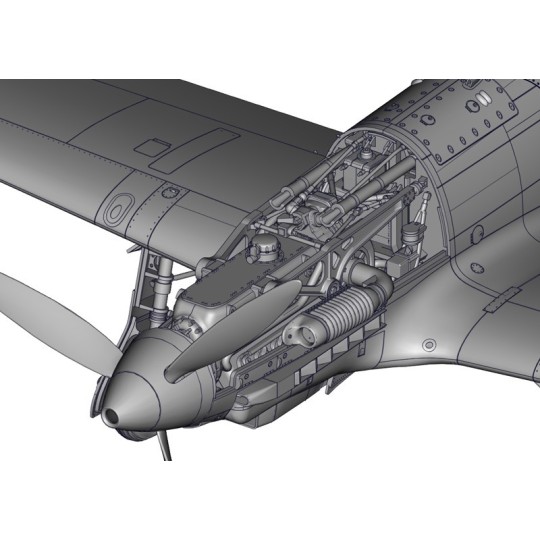 I2518-MC-202 Folgore 1/32 Italeri aircraft - I2518