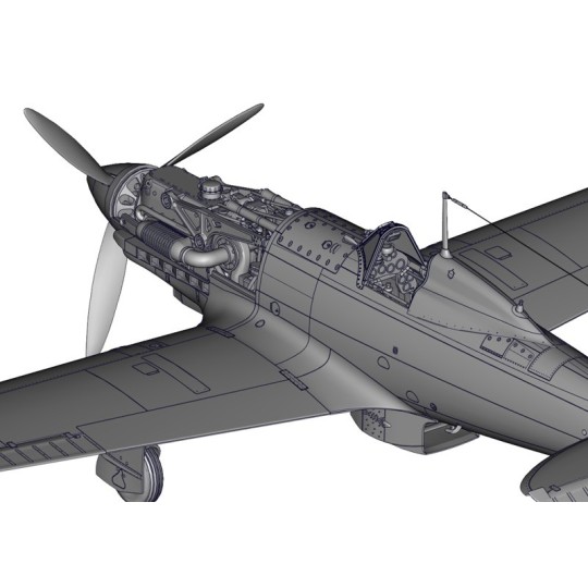 I2518-MC-202 Folgore 1/32 Italeri aircraft - I2518