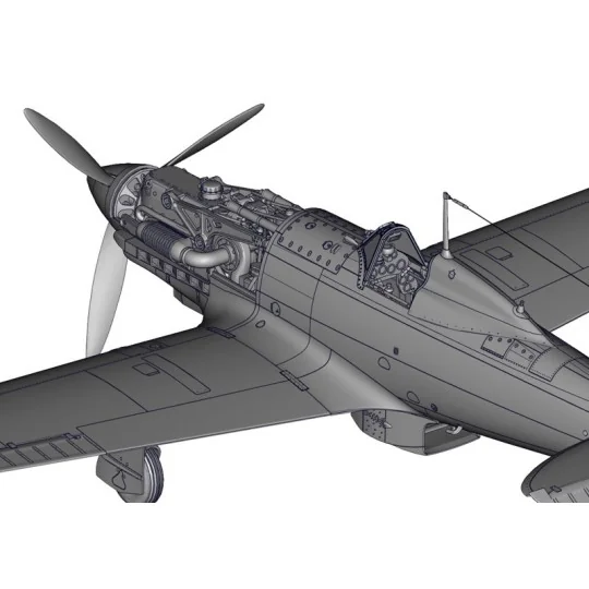 I2518-MC-202 Folgore 1/32 Italeri aircraft - I2518