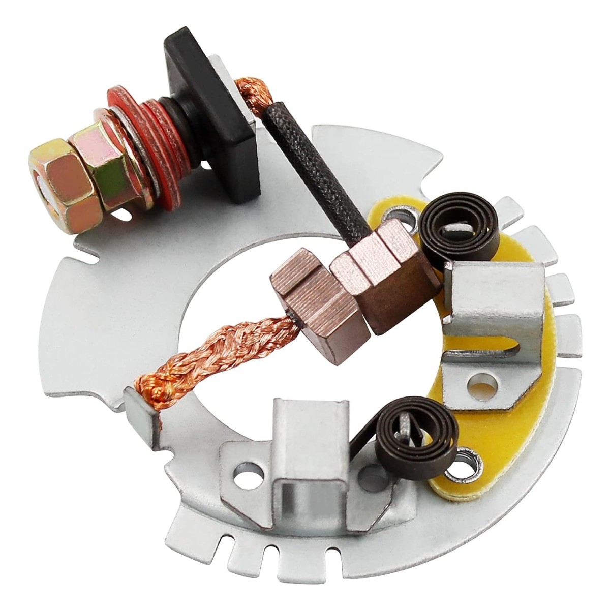 Platine porte charbons pour démarreur Rotax 582 / 503 ULM  RTX-CHAR-582 - 1