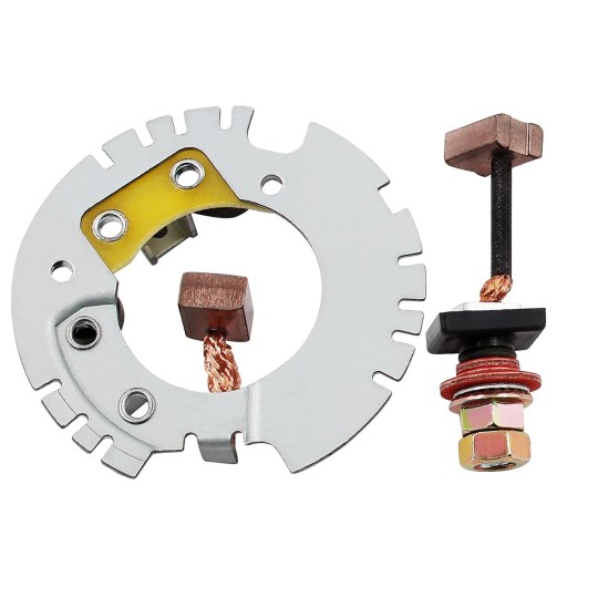 RTX-CHAR-582-Platine porte charbons pour démarreur Rotax 582 / 503 ULM