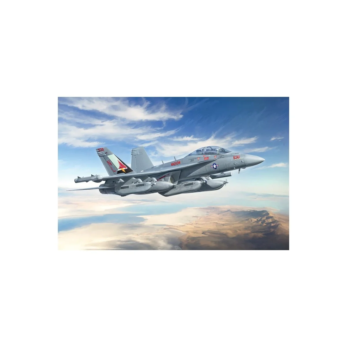 EA-18G Growler 1/48 Italeri Aircraft Italeri I2824 - 1 EA-18G Growler 1/48 Italeri Aircraft Italeri I2824 - 1
