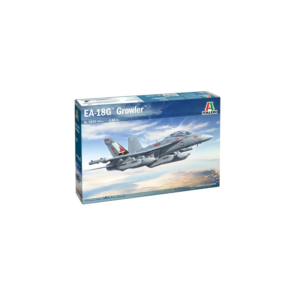 Avion EA-18G Growler 1/48 Italeri Italeri I2824 - 2 Avion EA-18G Growler 1/48 Italeri Italeri I2824 - 2